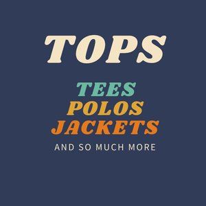 TOPS - Tees, Work Polos, Jackets and more
